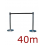 Location Pack 20x guides file, potelets de file d'attente, poteau avec sangle retractable