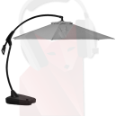 Location parasol d&eacute;port&eacute; robuste et pliable Diam 298cm