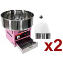 Location Pack 2 machinex a Barbe à Papa portable professionnelle électrique