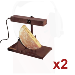 Location 2x appareils à raclette Alpage pour 1/2 meule soit 12 à 16 personnes