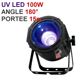 Location projecteur DMX LED UV 100W ultra puissant grand angle