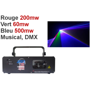 Location laser 800mw RGB RGB DMX ou musical Location laser 800mw RGB RGB DMX ou musical