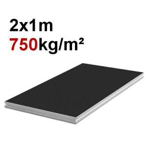 Location praticable 200x100 ultra léger (28kg), résistance 780Kg/m² sans pieds Location praticable 200x100 ultra léger (28kg), résistance 780Kg/m² sans pieds