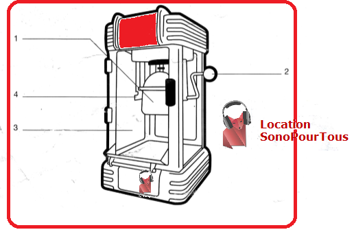 Location d'une machine à popcorn sur Toulouse, Lyon et partout en France