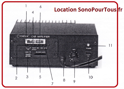 image d'un amplifacteur 40w